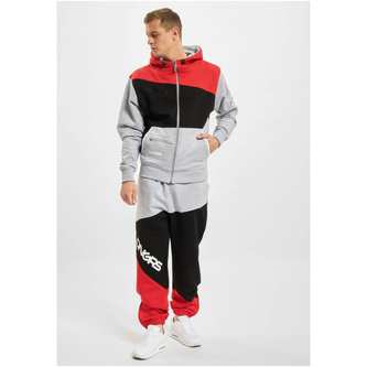Souprava Dangerous DNGRS Sweat Suit - šedá-černá-červená, 4XL