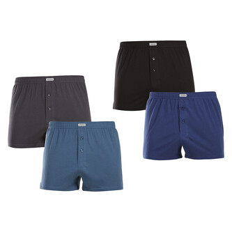 4PACK pánské trenky Andrie klasická guma vícebarevné (PS 5877K) M