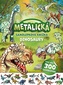 Metalická samolepková knižka - Dinosaury