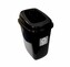 Koš na tříděný odpad plast 28 l hranatý ČERNÝ