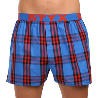 Pánské trenky Styx sportovní guma vícebarevné (B0102) XL