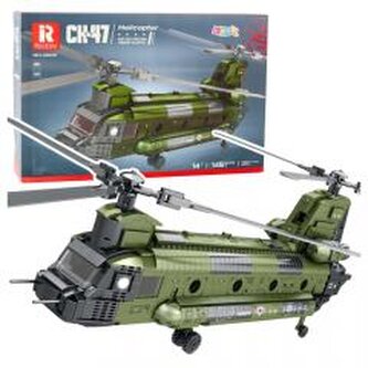 Klocki konstrukcyjne Helikopter wojskowy Chinook