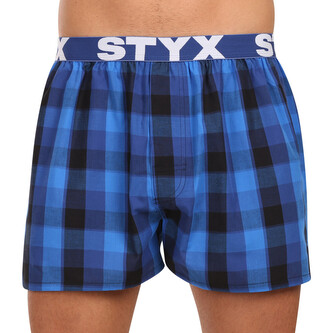Pánské trenky Styx sportovní guma vícebarevné (B0103) XL