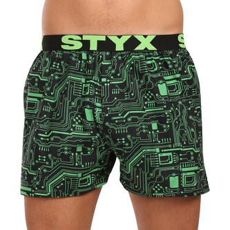 Pánské trenky Styx art sportovní guma tišťák (B1953) L