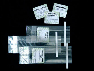 Celofán. sáček 70+40x175 (185) mm