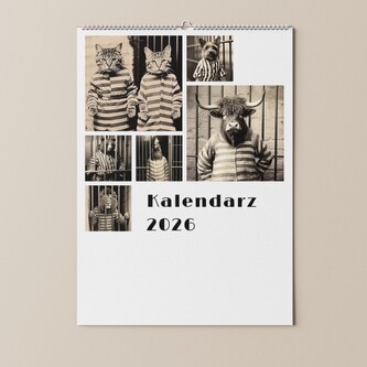 Kalendarz 2026 Zwierzęta za kratami