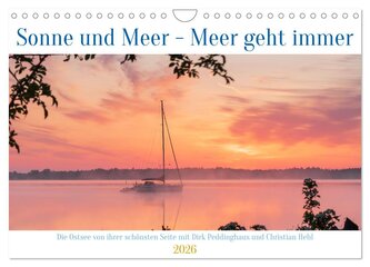 Sonne und Meer - Meer geht immer (Wandkalender 2026 DIN A4 quer), CALVENDO Monatskalender