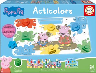 EDUCA Acticolors: Barvy a tvary Prasátko Peppa