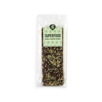 Superfood tyčinka hruška a konopné semínko váha 1kg (20x 50g)