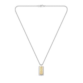 Pánský bicolor náhrdelník Vojenské známky Devon 1580576 Hugo Boss