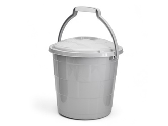Vědro 10L PH s víkem TRG šedá