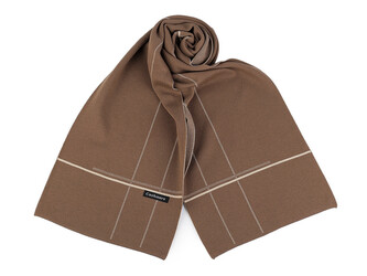 Pánská šála 30x170 cm - 1 ks - 27 béžová tm.