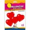Balony serca czerwone 25cm 8szt