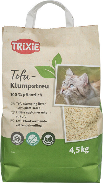 TOFU, 100% rostlinné hrudkující stelivo 4.5 kg