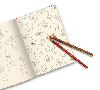 Skicář "Nina Cosford", A5, CARAN D'ACHE 454.423