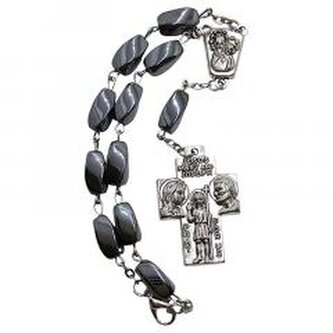 10-tka różańca - hematyt