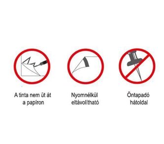 Samolepicí flipchartový papír, bílá, 76,2 x 63,5 cm, 2x 30 listů, STICK N 21509