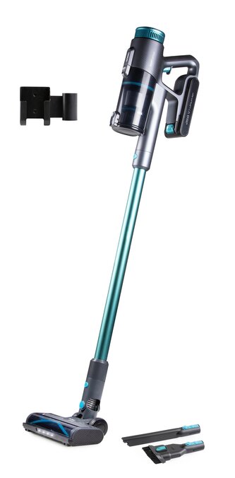 Tyčový vysavač 2v1 BLDC 450W 60 min - DOMO DO252SV, 450 W – 28,8 V – 60 min