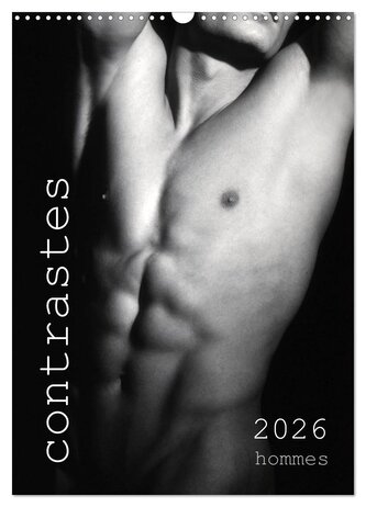 contrastes hommes (Calendrier mural 2026 DIN A3 horizontal), CALVENDO calendrier mensuel