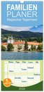 Familienplaner 2026 - Magischer Tegernsee mit 5 Spalten (Wandkalender, 21 x 45 cm) CALVENDO