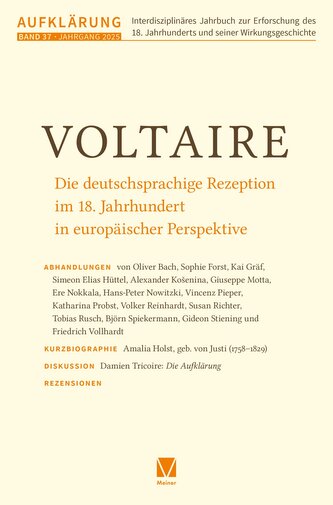 Aufklärung 37: Voltaire