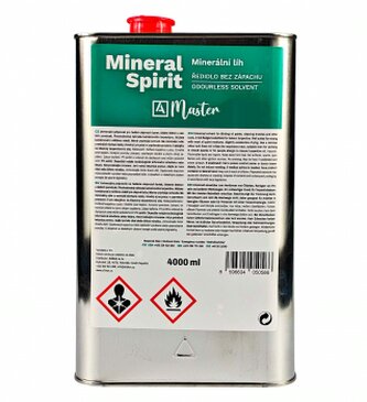 Minerální líh bez zápachu Master 4l