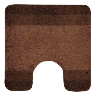 Spirella koupelnová předložka BALANCE, hnědá, polyester, protiskluzová, 55 x 55 cm