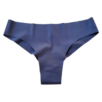 Dámské kalhotky brazilky Syvela bezešvé šedé (2018-antracit) L