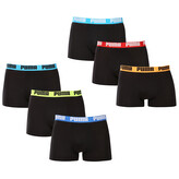 6PACK pánské boxerky Puma černé  (701227792 004) XXL