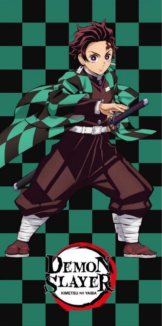 Ručník - osuška Demon Slayer: Kimetsu No Yaiba (70 x 140 cm)