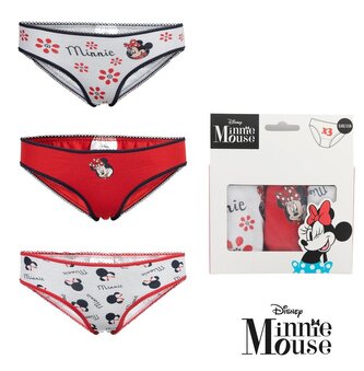 SADA 3 KS KALHOTKY MINNIE - velikost 110-116