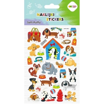 Naklejki 3D SOFT PUFFY - Dog World, 110X205 mm