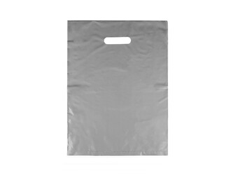 Igelitová taška 20x30 cm - 50 ks - 2 stříbrná