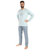 Pánské pyžamo Gino zelené (79177-LxGMGA) L