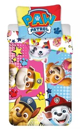 Dětské bavlněné povlečení TLAPKOVÁ PATROLA  v klidu po akci vícebarevné 140x200