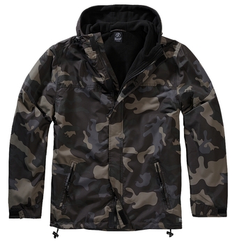 Bunda Brandit Windbreaker Frontzip - darkcamo, XL