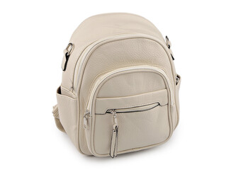 Dámský batoh 23x26 cm - 1 ks - 1 béžová světlá