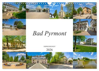 Bad Pyrmont Impressionen (Wandkalender 2026 DIN A3 quer), CALVENDO Monatskalender