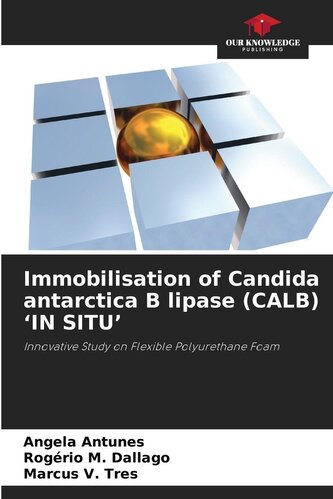 Immobilisation of Candida antarctica B lipase (CALB) 'IN SITU'