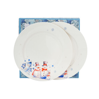 DUO PORCELAIN Sada dvou dezertních talířků 968634