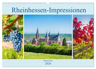 Rheinhessen-Impressionen (Wandkalender 2026 DIN A3 quer), CALVENDO Monatskalender