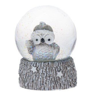 Polyresinové sněžítko se sovou, 12/96