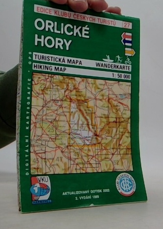 Orlické hory 1:50 000/ KČT 27 Turistická mapa
