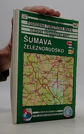 Šumava Železnorudsko 1:50 000/ KČT 64. Turistická mapa
