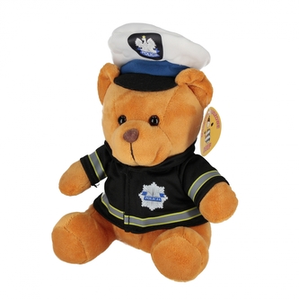 Pluszak Miś 16cm Policjant siedzący DEEF 04373   DE