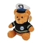 Pluszak Miś 16cm Policjant siedzący DEEF 04373   DE