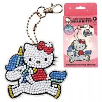 Maluj diamentami po numerach Hello Kitty