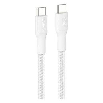Belkin BOOST CHARGE™ PRO USB-C/USB-C odolný kabel 240W, 2m bílý