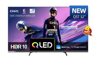 CHiQ L32QST TV 32", QLED, Full HD, Google TV, Frameless, Dolby Audio, dbx-tv, HDR 10