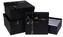 Zestaw pudełek PUG-24232-KW black 3 szt., Rozette